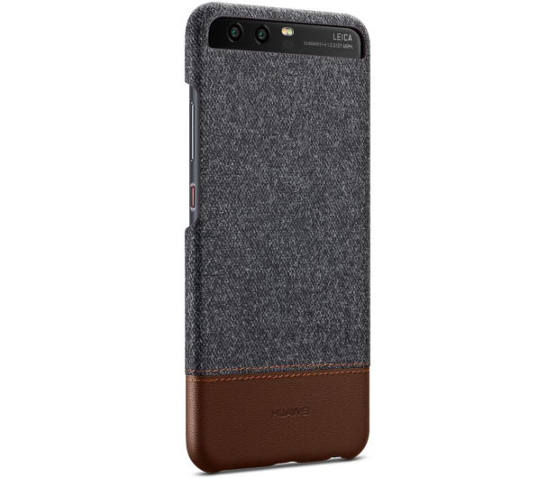 Etui skóra-filc do Huawei P10 ciemnoszare - 352196 - zdjęcie 2